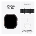 apple watch ultra 3 black titanium 49mm black ocean band mf0j4qf a extra photo 3