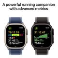 apple watch ultra 3 natural titanium 49mm blue bright blue trail loop s m mewr4qf a extra photo 2