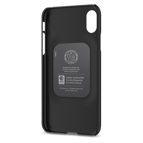 Spigen Thin FIT Back Cover Case For Apple Iphone X Matte Black Θηκη