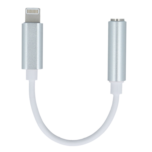 Forever Adapter For Apple Iphone 8pin / Audio Jack 3.5mm Silver