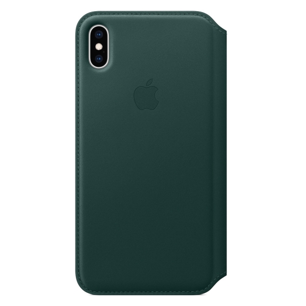 Apple Mrx42 Iphone XS MAX Leather Folio Book Case Forest Green Θηκη