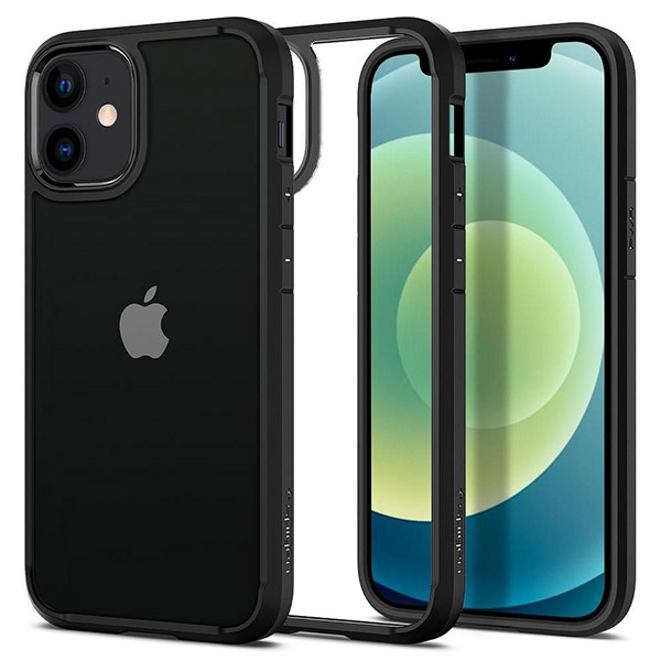 Spigen Ultra Hybrid Back Cover Case For Iphone 12 Mini Matte Black