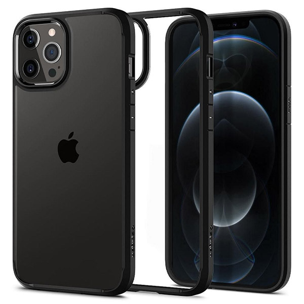 Spigen Ultra Hybrid Back Cover Case For Iphone 12 PRO MAX Matte Black