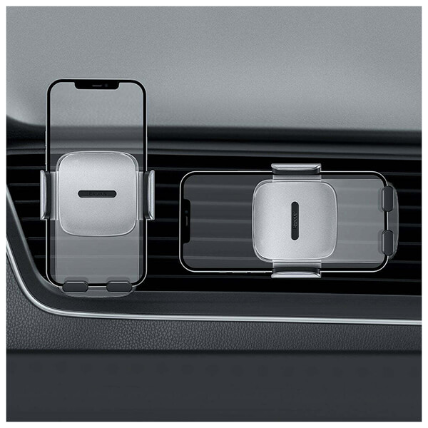 Baseus Easy Control Clamp CAR Mount Holder AIR Outlet Version Silver