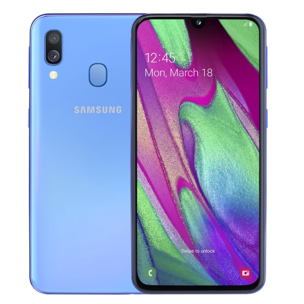 samsung galaxy a40 blue