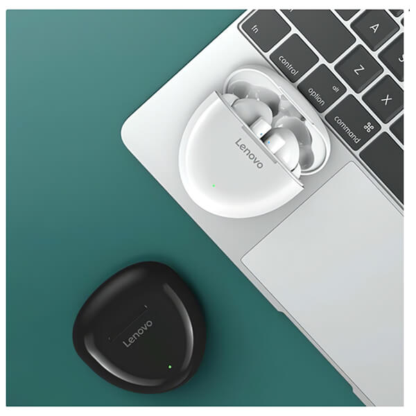 Lenovo Bluetooth Ht06 Singlepoint TWS White - Bluetooth headset (TEL ...