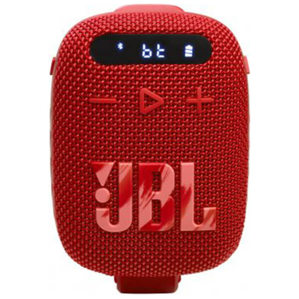 JBL WIND 3 5W + SCREEN WATERPROOF BLUETOOTH SPEAKER RED