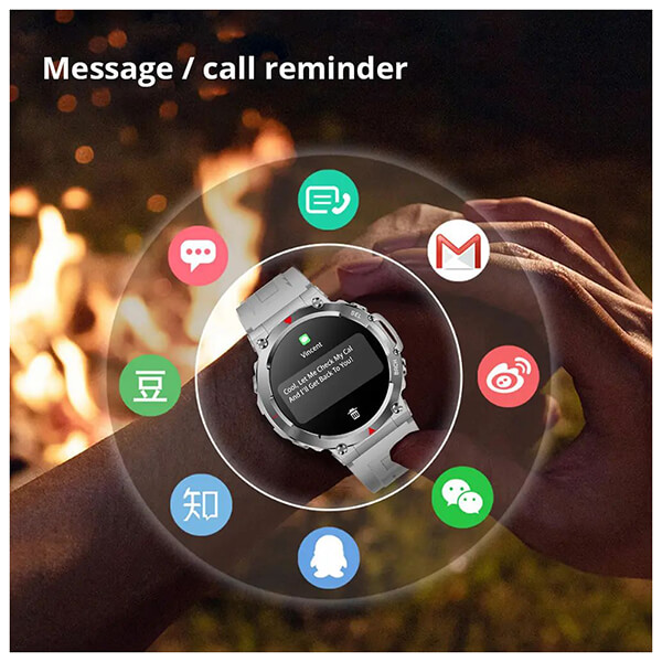 Colmi Smartwatch V70 1.43' Amoled Black - Smartwatches (TEL.216969)