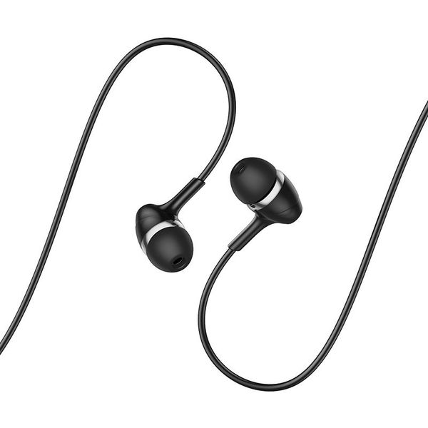 LAMTECH FASHIONABLE 3,5MM EARPHONES WITH MIC BLACK LAM111719