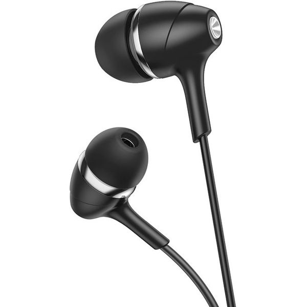LAMTECH FASHIONABLE 3,5MM EARPHONES WITH MIC BLACK LAM111719