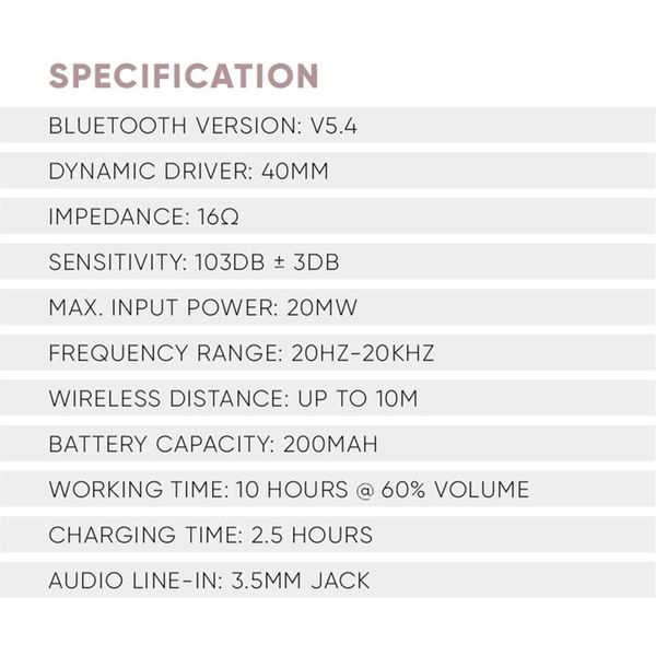SONICGEAR BT5.4 HEADPHONES 2024 AIRPHONE 6 AZURITE