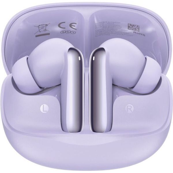 QCY MELOBUDS N50 ANC PURPLE - 45DB ANC TWS EARBUDS 6 MIC ENC, IPX4 BT5.4