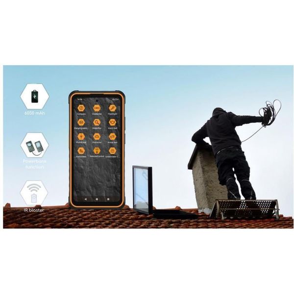 ΚΙΝΗΤΟ HAMMER IRON 6 5G DUAL SIM 128GB 6GB RAM ORANGE