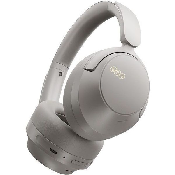 QCY H3S HEADPHONES GREY - TYPE-C &amp; BLUETOOTH 6.0 ANC IOS/ANDROID CALL NOISE CANCELLING HEADSET 102H
