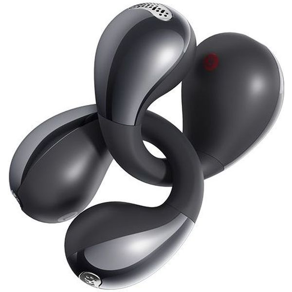 QCY CROSSKY C30S BLACK (QT33S) OPEN EAR BT6.0 LDAC/AAC/SBC EARBUDS 40H CALL NOISE AI CANCEL DUAL
