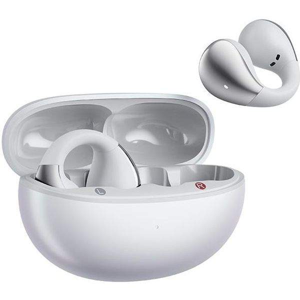 QCY CROSSKY C30S WHITE (QT33S) OPEN EAR BT6.0 LDAC/AAC/SBC EARBUDS 40H CALL NOISE AI CANCEL DUAL