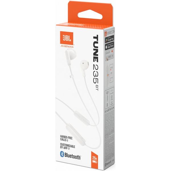 JBL TUNE 235BT BLUETOOTH WHITE