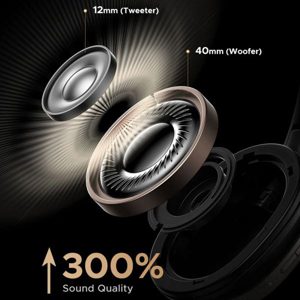 UGREEN STUDIO PRO HP206 HANDSFREE BLUETOOTH BLACK