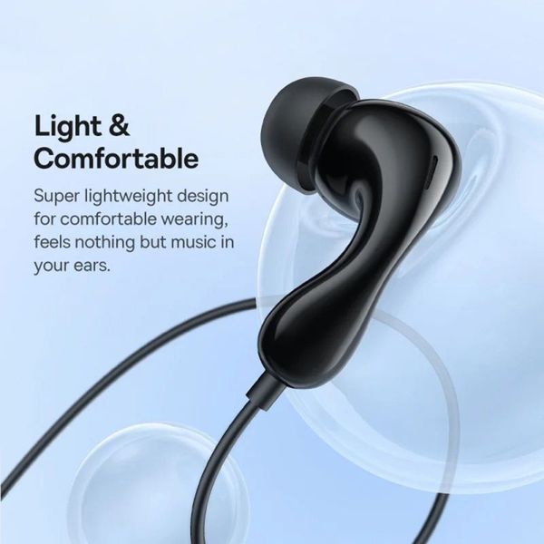 BASEUS ENCOK CZ20 HANDSFREE TYPE-C BLACK