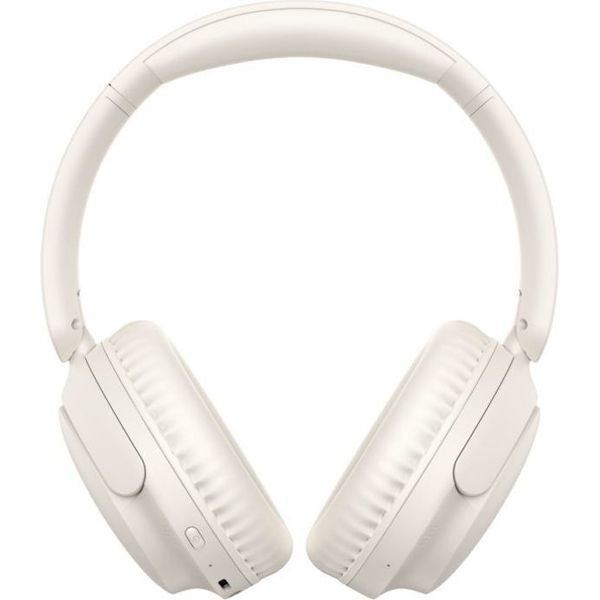 QCY H2S LITE HEADPHONES WHITE - TYPE-C &amp; BLUETOOTH CLEAR CALL ENC IOS/ANDROID 60HOURS 10M 40MM