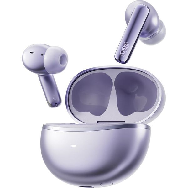 QCY MELOBUDS N70I ANC PURPLE - 56DB ANC TWS HI-RES EARBUDS LDAC BT 6.0 IPX5 WIRELESS CHARGE 50H