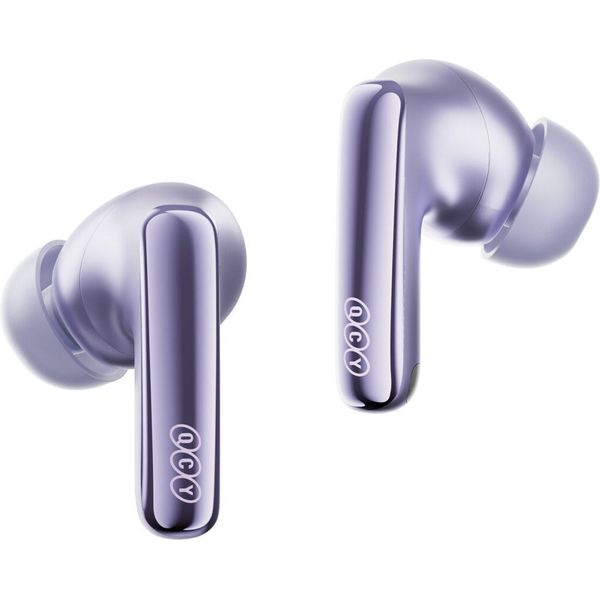 QCY MELOBUDS N70I ANC PURPLE - 56DB ANC TWS HI-RES EARBUDS LDAC BT 6.0 IPX5 WIRELESS CHARGE 50H