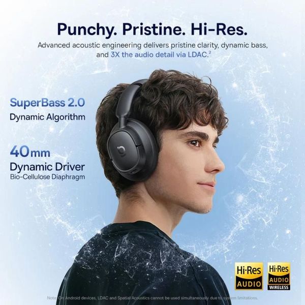 BASEUS BASS BH1 NC HANDSFREE BLUETOOTH MULTIPOINT BLACK