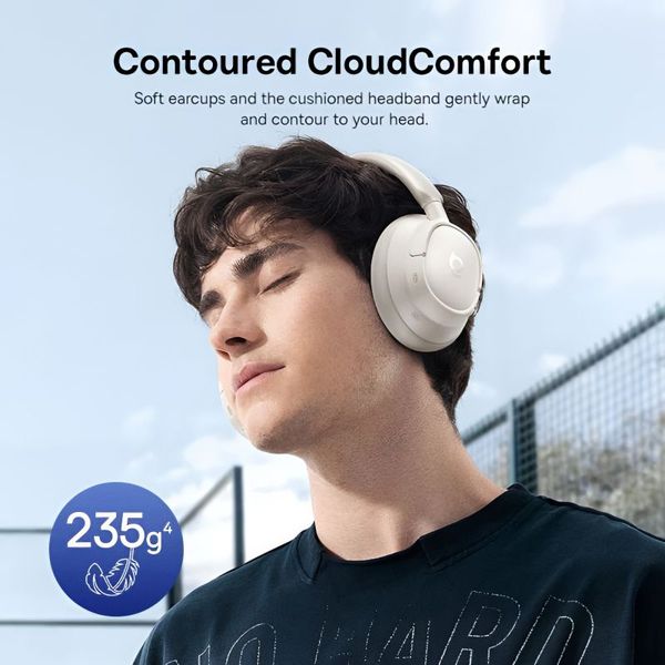 BASEUS BASS BH1 NC HANDSFREE BLUETOOTH MULTIPOINT WHITE