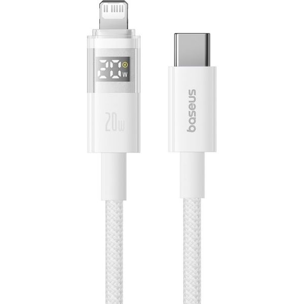 Baseus Display 2 Type-c TO Lightning Cable 20W 2.4a 2M White - Καλωδιο ...