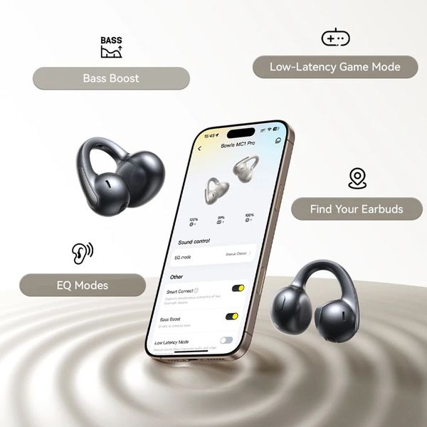 BASEUS BOWIE MC1 PRO TWS BT HEADSET BLACK