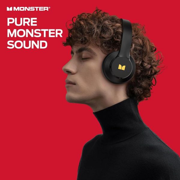 MONSTER MISSION 100 BLUETOOTH HEADSET BLACK