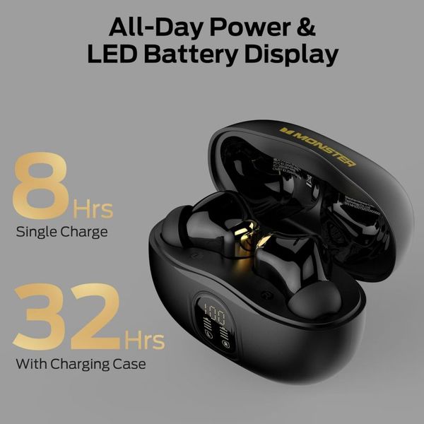 MONSTER N-LITE 217 TWS BLUETOOTH BLACK