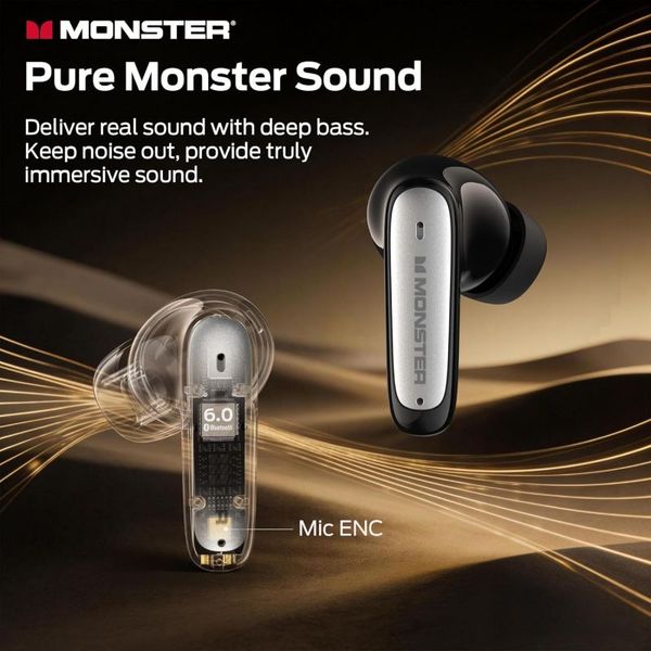 MONSTER N-LITE 310 TWS BLUETOOTH BLACK
