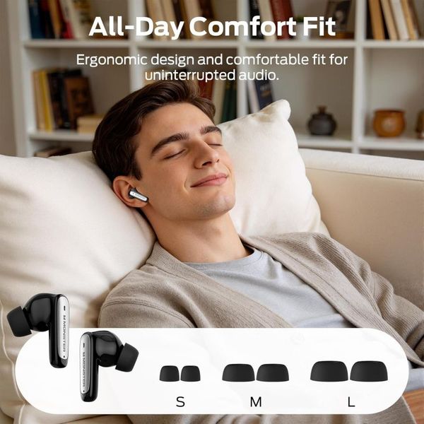 MONSTER N-LITE 310 TWS BLUETOOTH BLACK