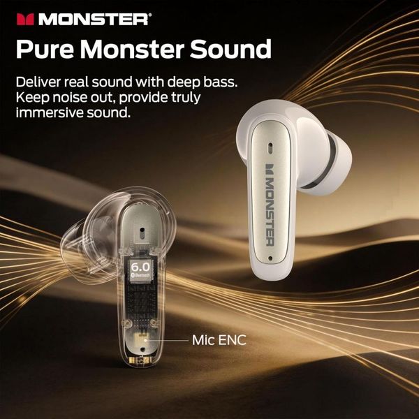 MONSTER N-LITE 310 TWS BLUETOOTH NUDE BEIGE