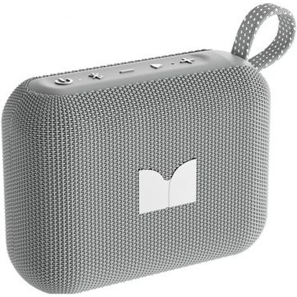 MONSTER CUBE 1 BLUETOOTH SPEAKER 12W TWS WATERPROOF GREY
