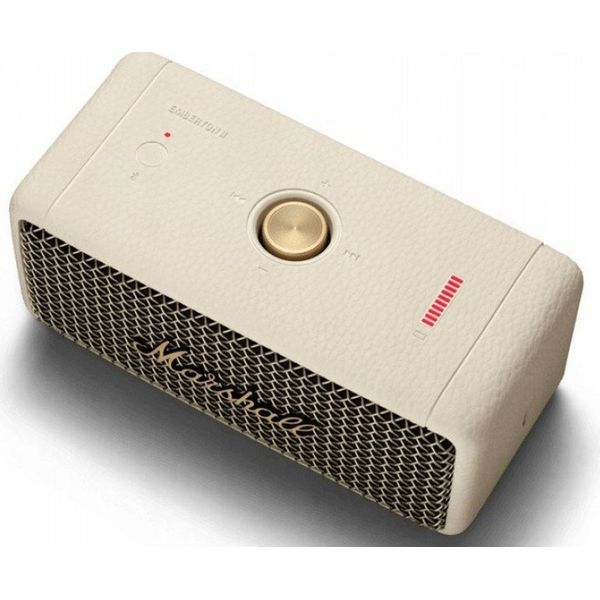 MARSHALL EMBERTON II 20W BLUETOOTH SPEAKER WATERPROOF CREAM