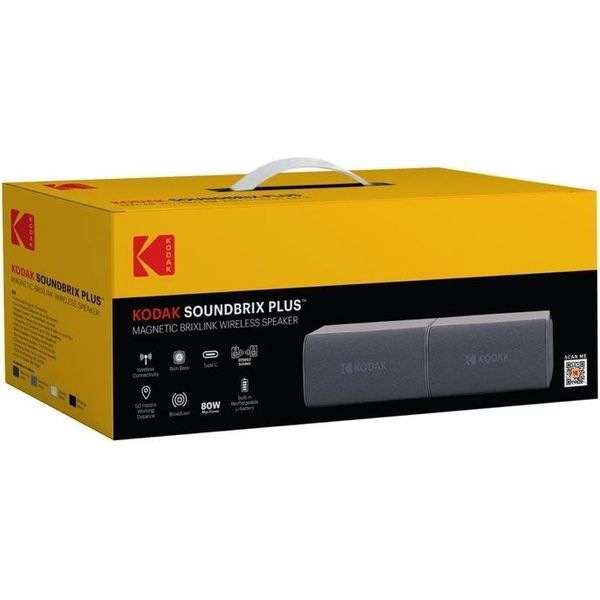 ΣΕΤ ΦΟΡΗΤΩΝ ΗΧΕΙΩΝ 80W MAX POWER KODAK SOUNDBRIX PLUS-GRAY