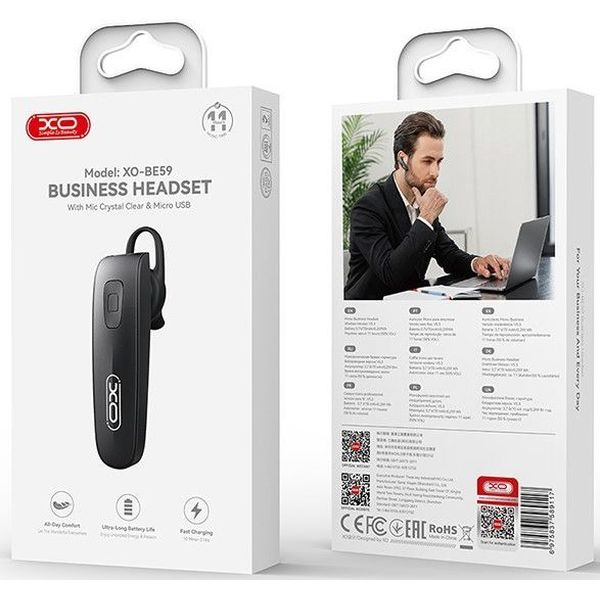 XO BE59 HEADSET WITH MICROPHONE &amp; MICRO USB PORT