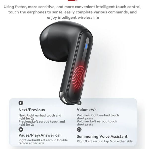 YESIDO TWS19 BLUETOOTH HEADSET BLACK