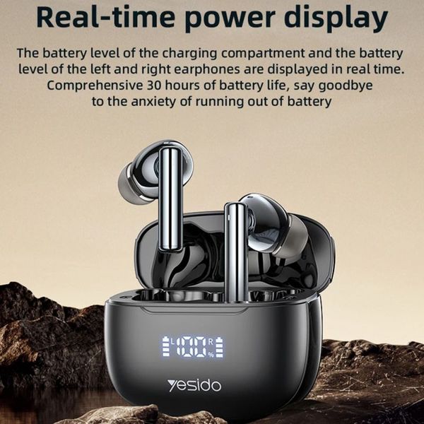 YESIDO TWS23 BLUETOOTH HEADSET BLACK