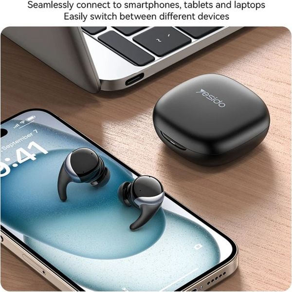 YESIDO TWS30 BLUETOOTH HEADSET BLACK