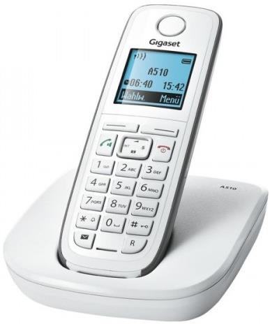 Siemens Gigaset A510 White - Ασυρματο τηλεφωνο (TEL.004166)