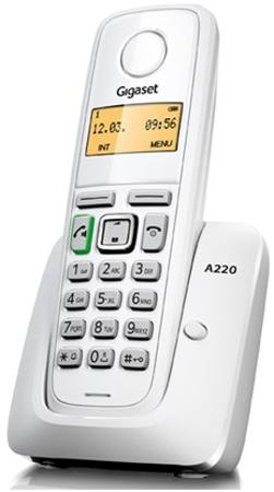 Gigaset A220 White - Ασυρματο τηλεφωνο (TEL.004184)