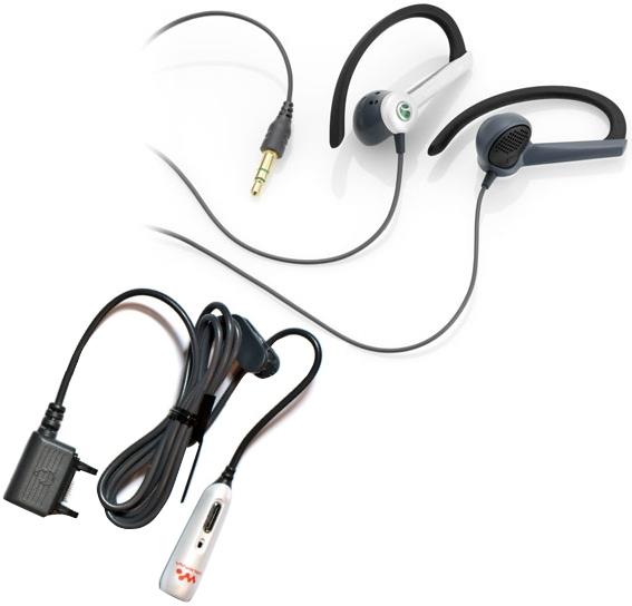 Sony Ericsson Headset HPS-60 Sport – Für J100i, J110i, J120i, K310i, Leichter Ohrbügel