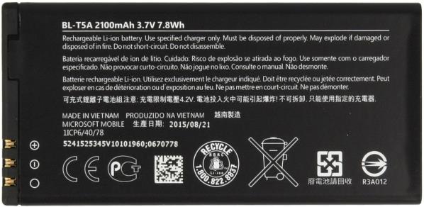 Original Microsoft Lumia 550 Battery BL-T5A 2100mAh - Good Quality, Local Seller