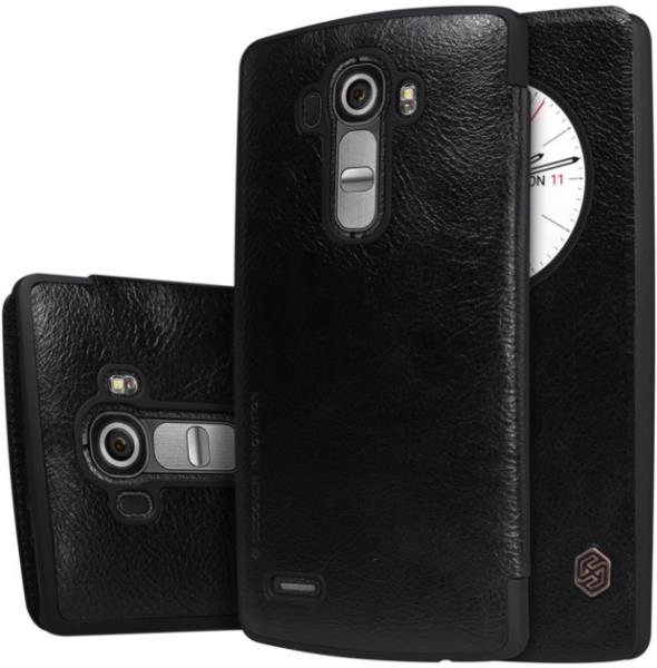 Nillkin QIN Leather Flip Case For LG G4 Black Θηκη (TEL.032721)