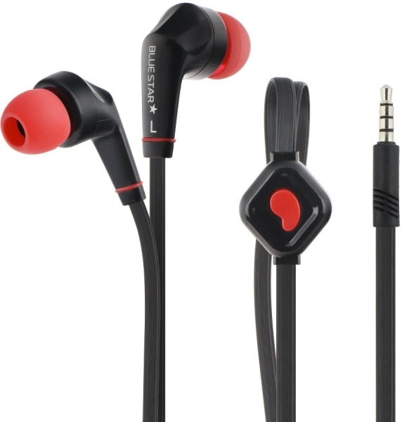 Blue Star Jd88 Handsfree SET Sport Universal 3.5mm Black Handsfree (TEL.037603)