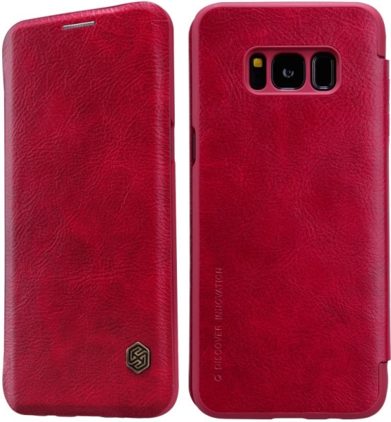 Nillkin QIN Leather Flip Case For Samsung Galaxy S8 G950 RED Θηκη