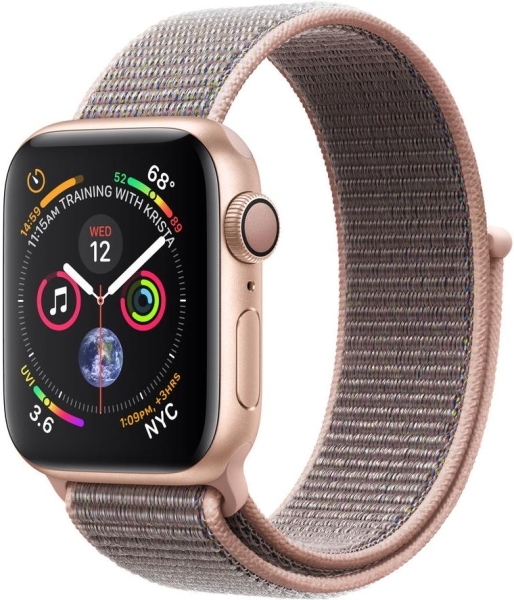 series 4 gold aluminum case pink sand sport loop